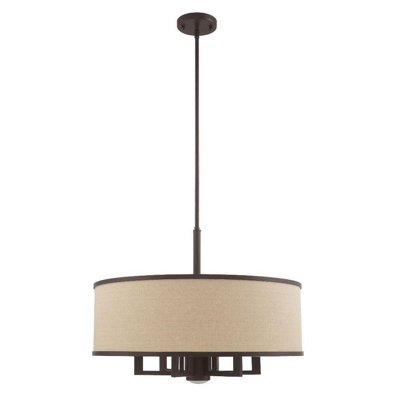 Livex Lighting Park Ridge 6 - Light Chandelier in  Bronze