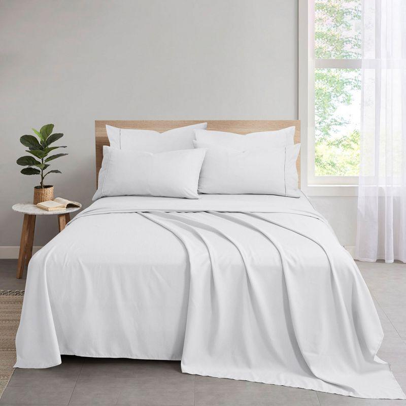 Swift Home Bamboo Rayon Blend Sheet Set with Extra Pillowcases