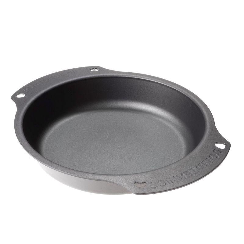 Solidteknics AUS-ION 9.5 Inch Oven-to-Table Skillet, Lightweight, Seamless Cooking Experience for Frying, Baking, and Grilling, Cast Iron Performance
