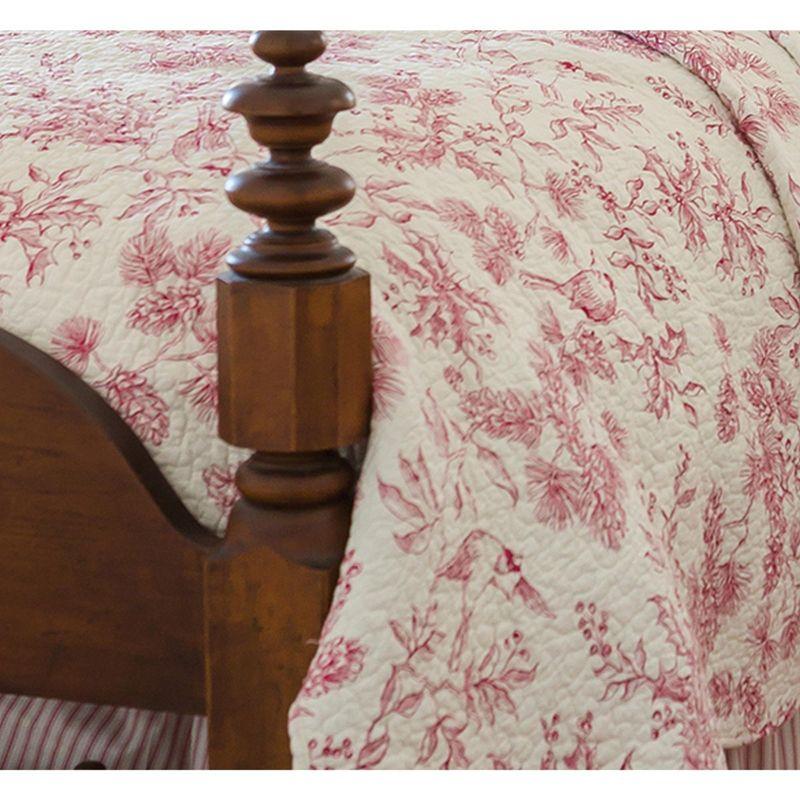 C&F Home Evergreen Toile Cotton Quilt Set  - Reversible and Machine Washable