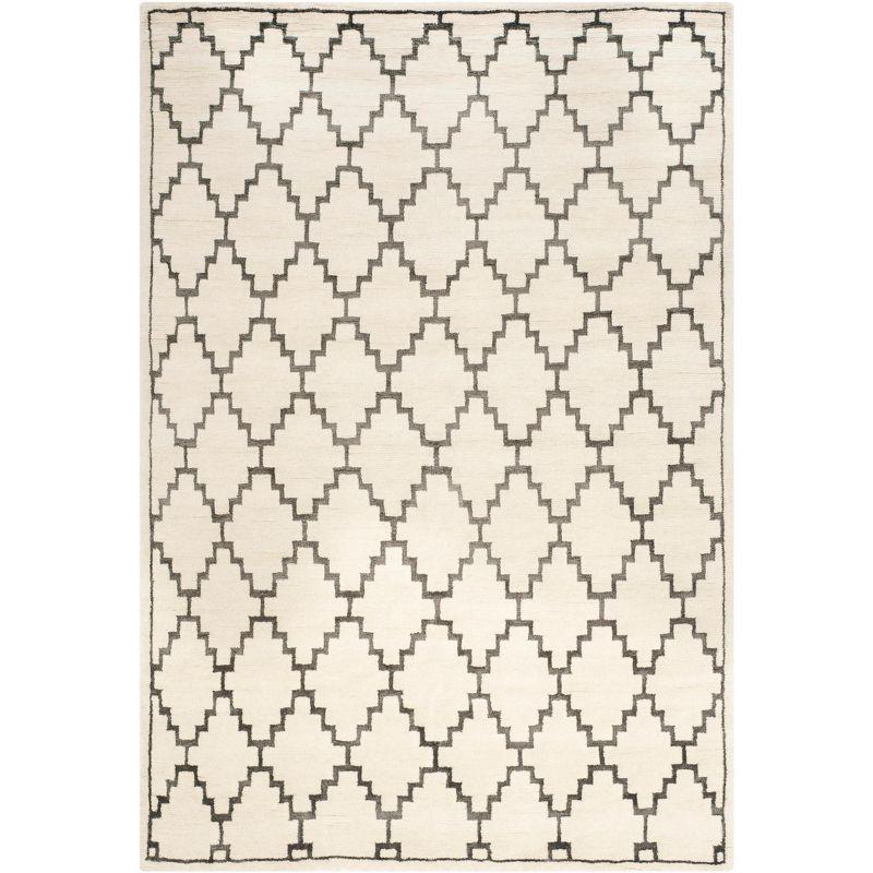 Mosaic Hand Knotted Geometric Rug