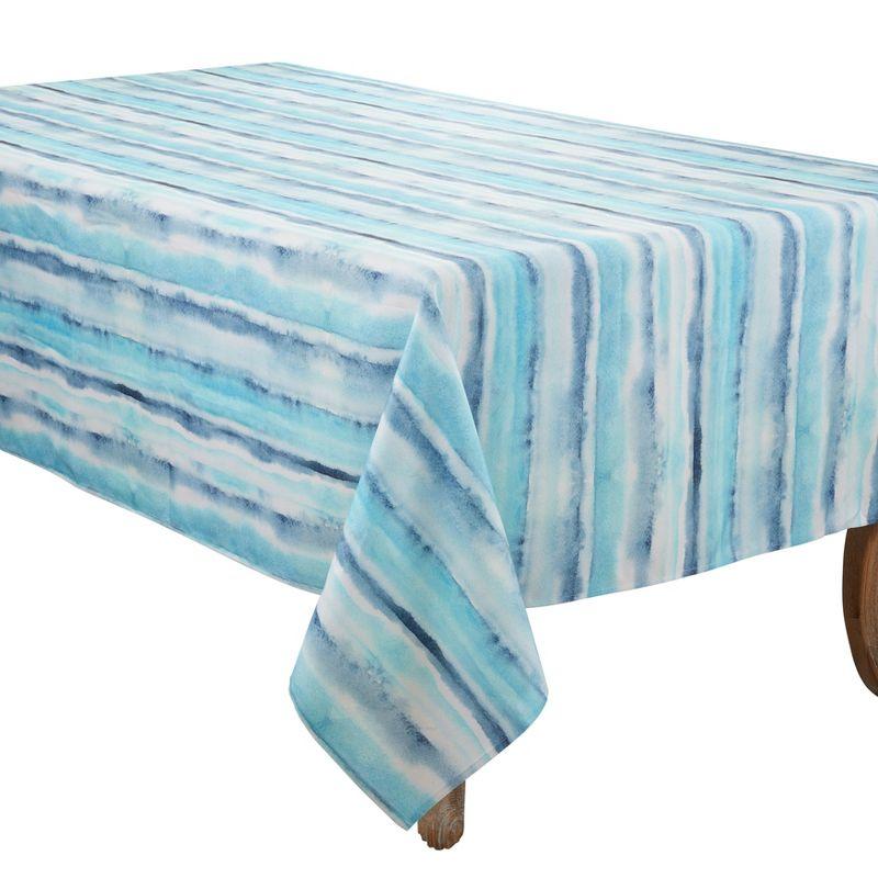 Saro Lifestyle Watercolor Print Tablecloth