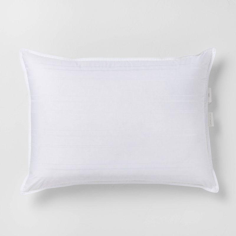 King Medium/Firm Machine Washable Medium Down Alternative Pillow - Casaluna™: Hypoallergenic, 300 Thread Count, Cotton Cover