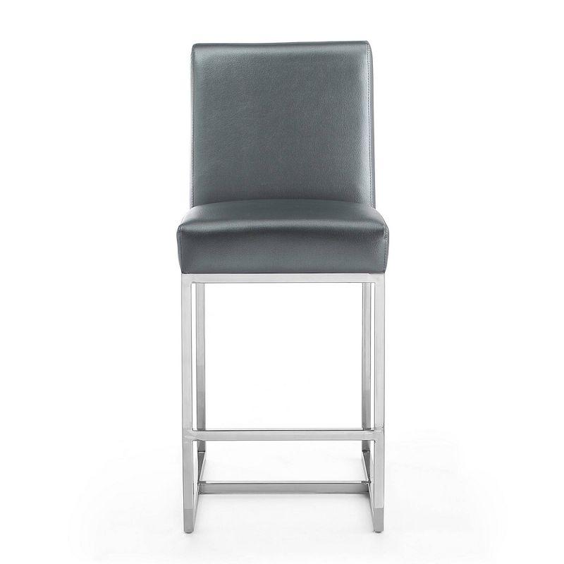 Element Upholstered 24.8'' Counter Stool with Metal Frame