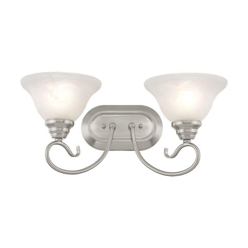Livex Lighting Coronado 2 - Light Vanity in  Brushed Nickel