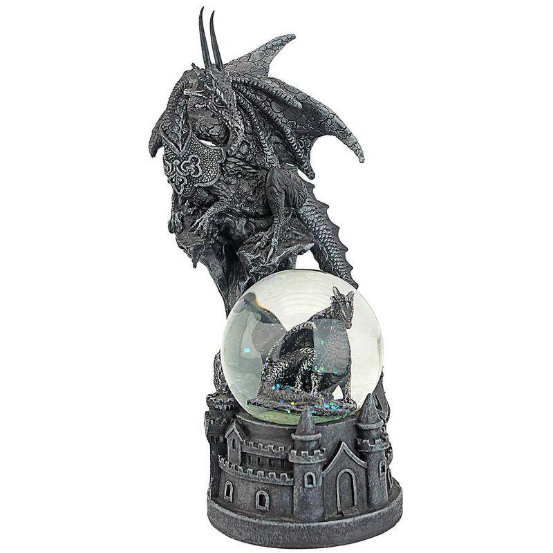 Design Toscano The Dragons of Castle Malahide Gothic Water Globe