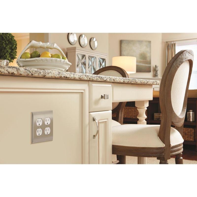 Satin Nickel Arch Cabinet Bar Pull with Mounting Hardware