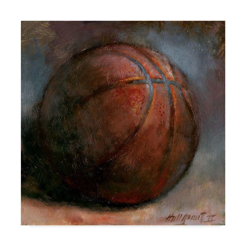 Trademark Fine Art -Hall Groat Ii 'Basketball' Canvas Art