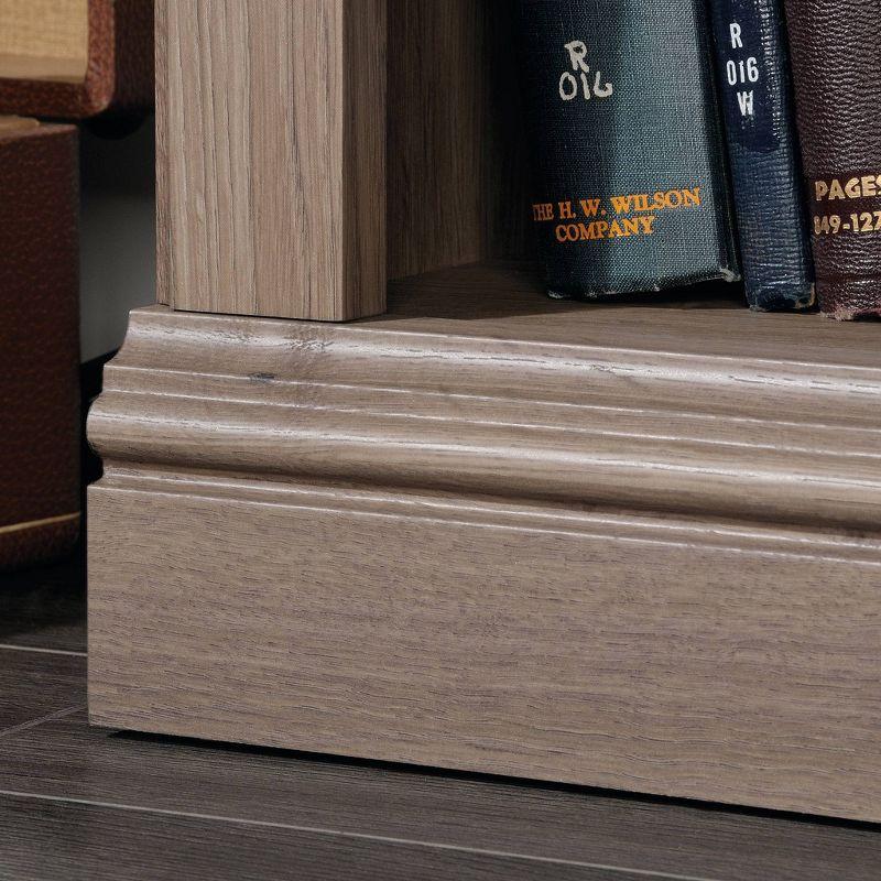 43.78" Shelf Bookshelf Salt Oak - Sauder: Wood Composite, Light Brown, for Living Room & Office