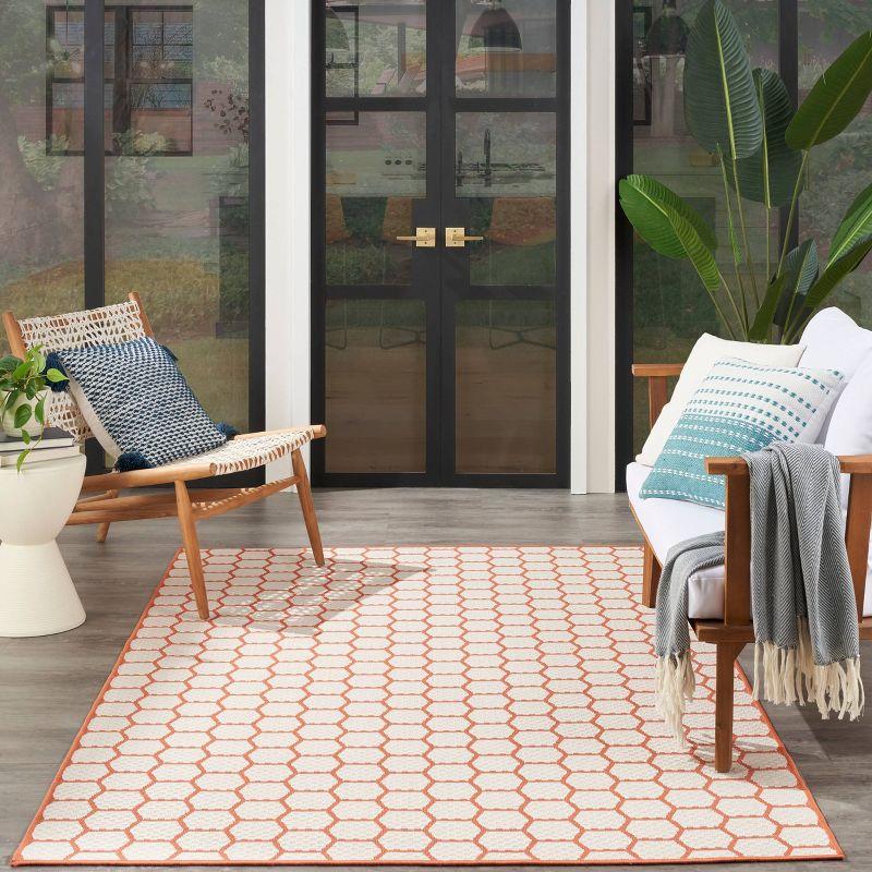 Nourison Reversible Basics Woven Indoor/Outdoor Rug