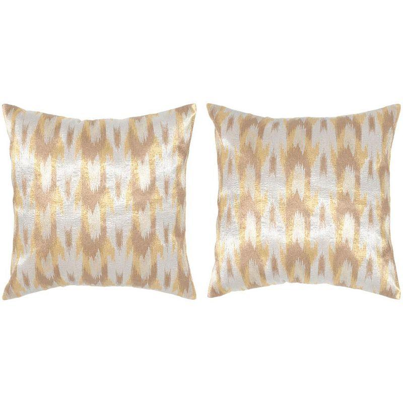 Safavieh Feather Reversible Throw Pillow (Set of 2)
