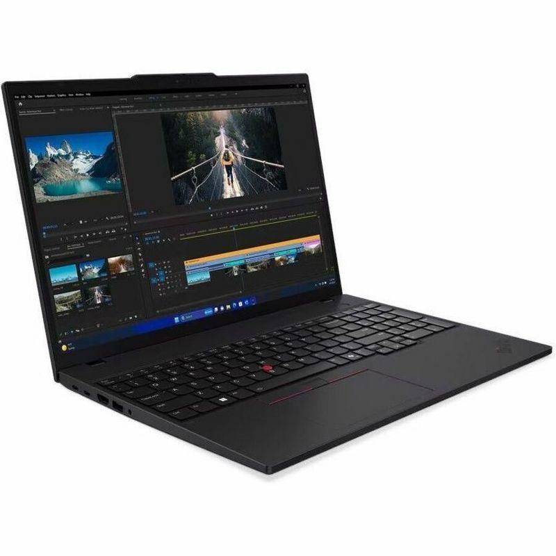 Lenovo ThinkPad T16 Gen 3 21MN005GUS 16" Touchscreen Laptop Computer - WUXGA - Intel Core Ultra 7 155U - 16 GB - 1 TB SSD - English Keyboard - Black