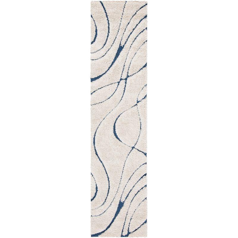 Florida Shag SG471 Power Loomed Area Rug  - Safavieh