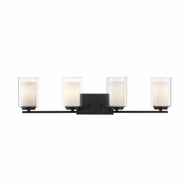 Z-Lite Willow 4 - Light Vanity in  Matte Black