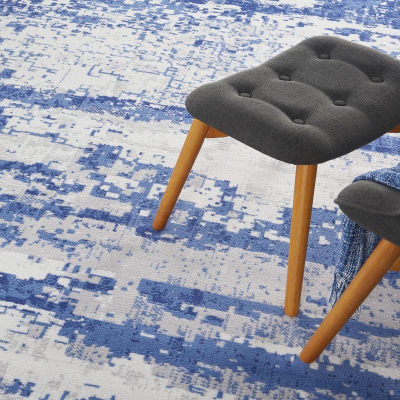 Nourison Whimsicle WHS06 Indoor only Area Rug - Ivory Navy 7' x 10'