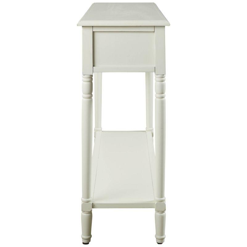 Goverton Sofa and Console Table White - Signature Design by Ashley: Vintage Entryway Storage with Shelves