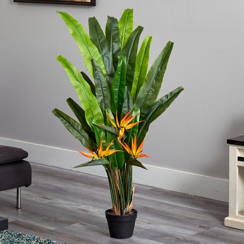 Nearly Natural 4.5-ft Bird of Paradise Artificial Plant