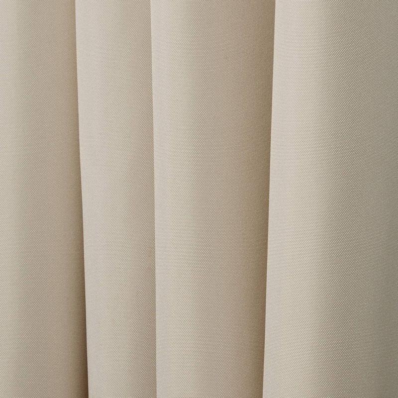 Set of 2 Indoor/Outdoor Solid Cabana Grommet Top Curtain Panels - Exclusive Home