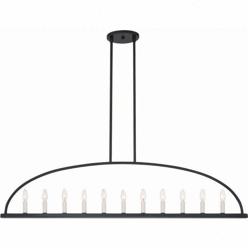 Crystorama Lighting Abbott 11 - Light Chandelier in  Black