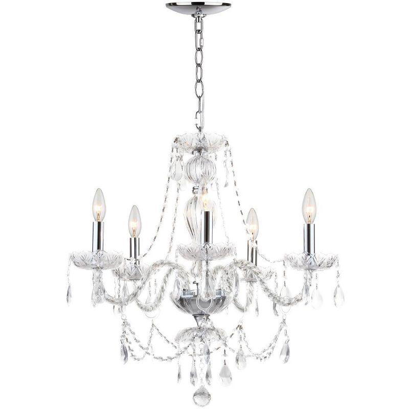 Jingle Chandelier - Chrome/Clear - Safavieh.