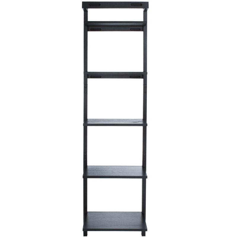 Yassi 5 Tier Leaning Etagere - ETG9403 - Black - Safavieh