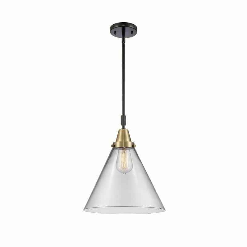 Innovations Lighting Cone 1 - Light Pendant in  Black Antique Brass
