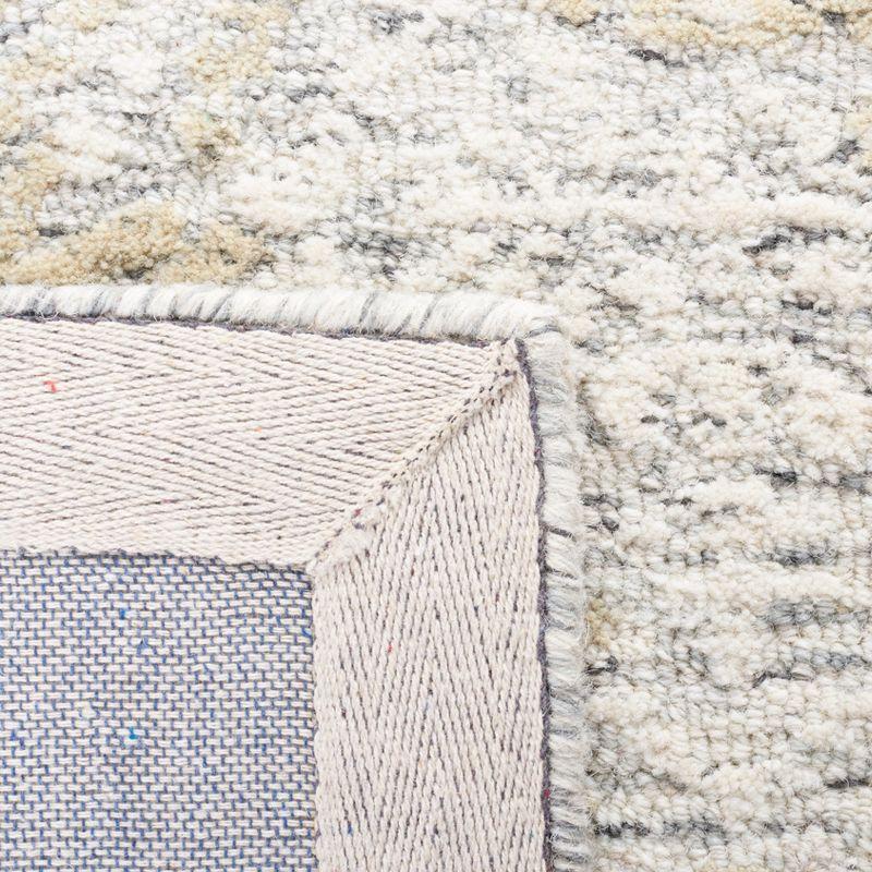 Metro MET905 Hand Tufted Area Rug - Gray/Ivory - 6'x6' - Safavieh.