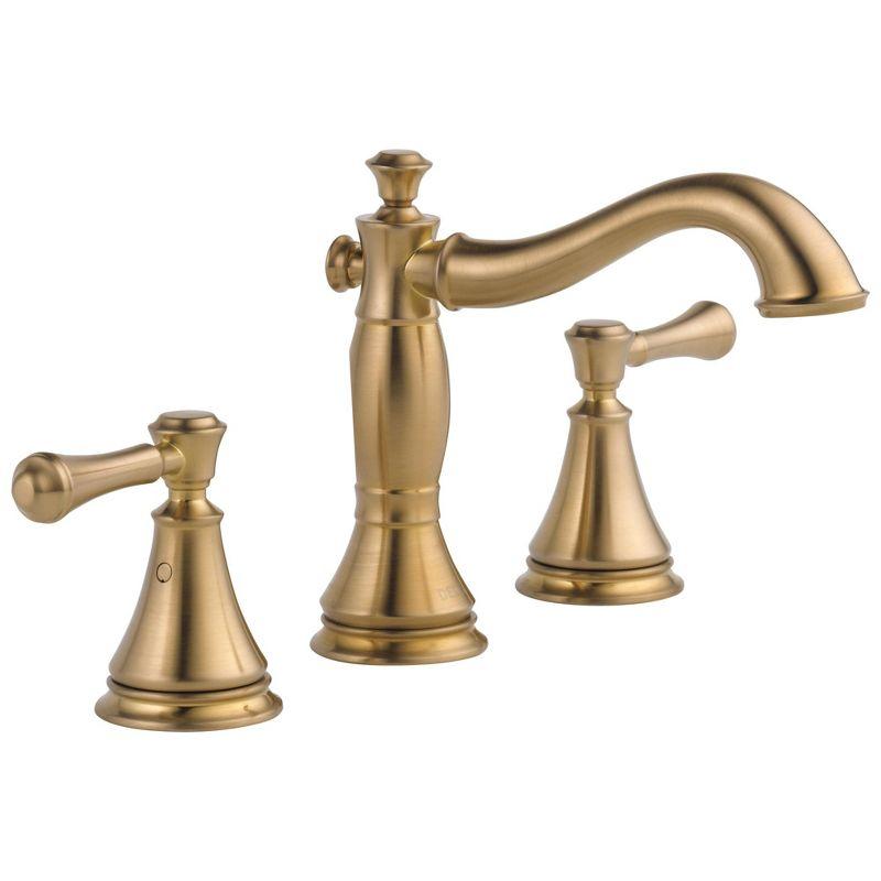 Cassidy Widespread Bathroom Faucet 3 Hole, 2-handle Bathroom Sink Faucet with Drain Assembly