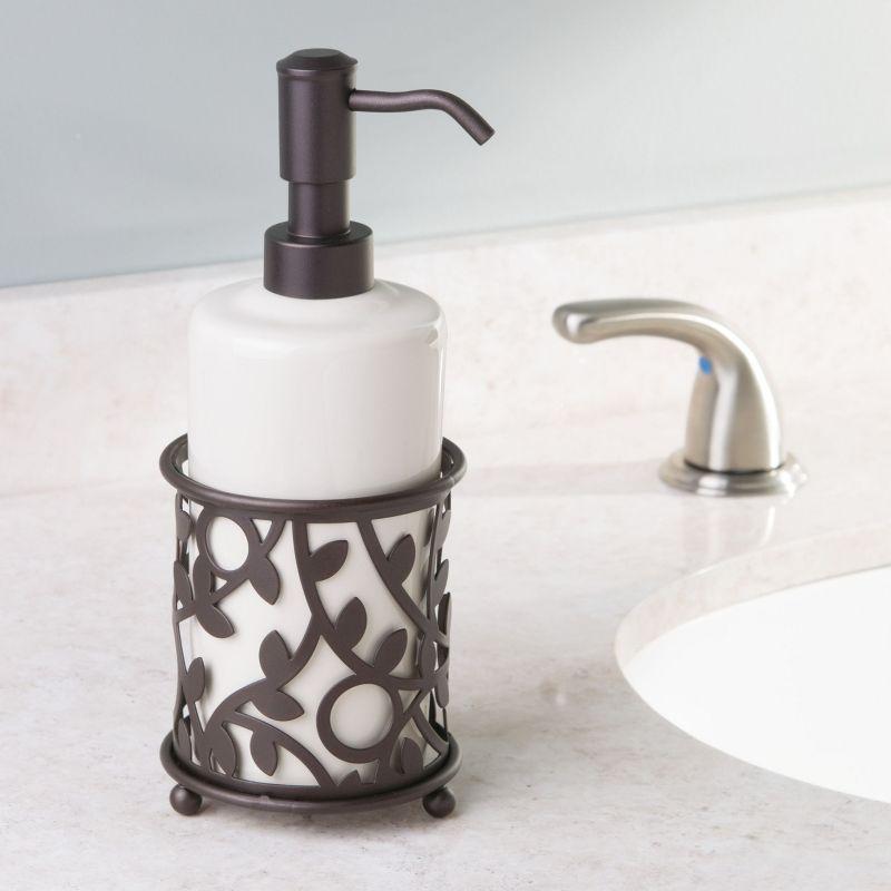 iDesign Vine Ceramic / Porcelain Soap Dispenser