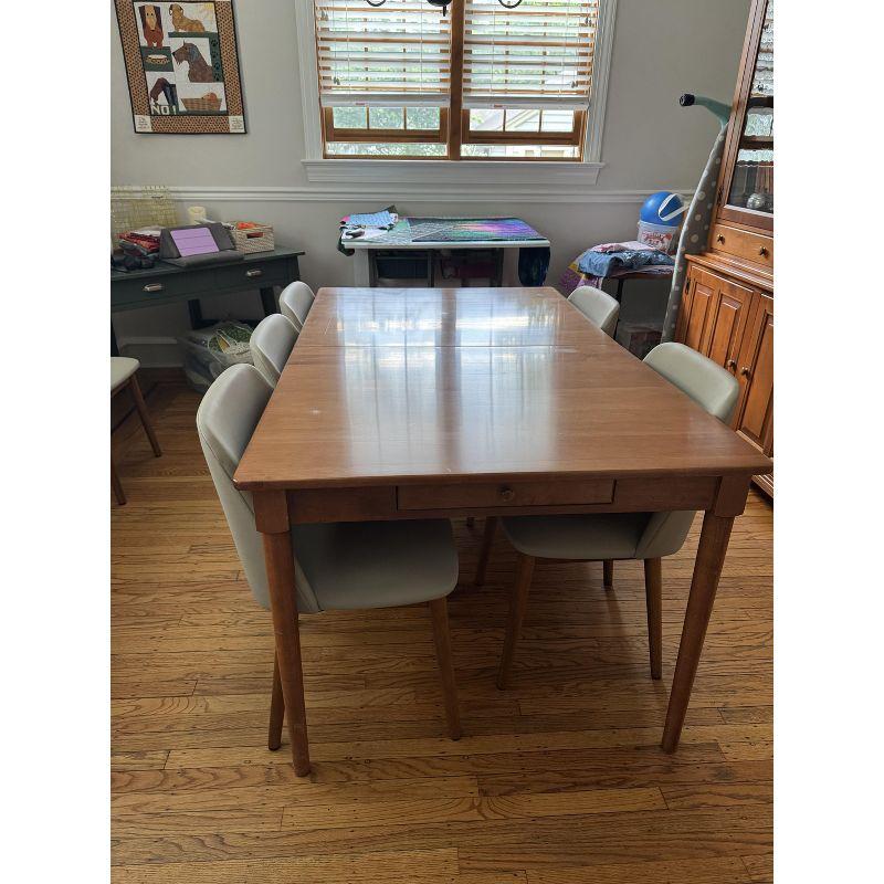 George Oliver Hartlepool 18'' H Faux Leather Upholstered Side Chair (Set of 2)