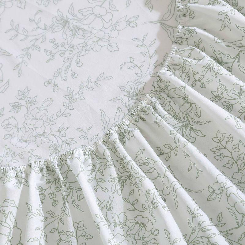 Stone Cottage Bedding Stone Cottage Hawley Floral Cotton Green Sheet Set