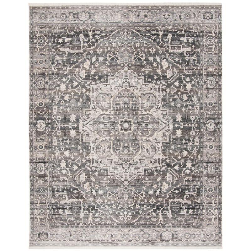 Vintage Persian VTP479 Power Loomed Indoor Area Rug - Grey/Charcoal - 9'x11'7" - Safavieh