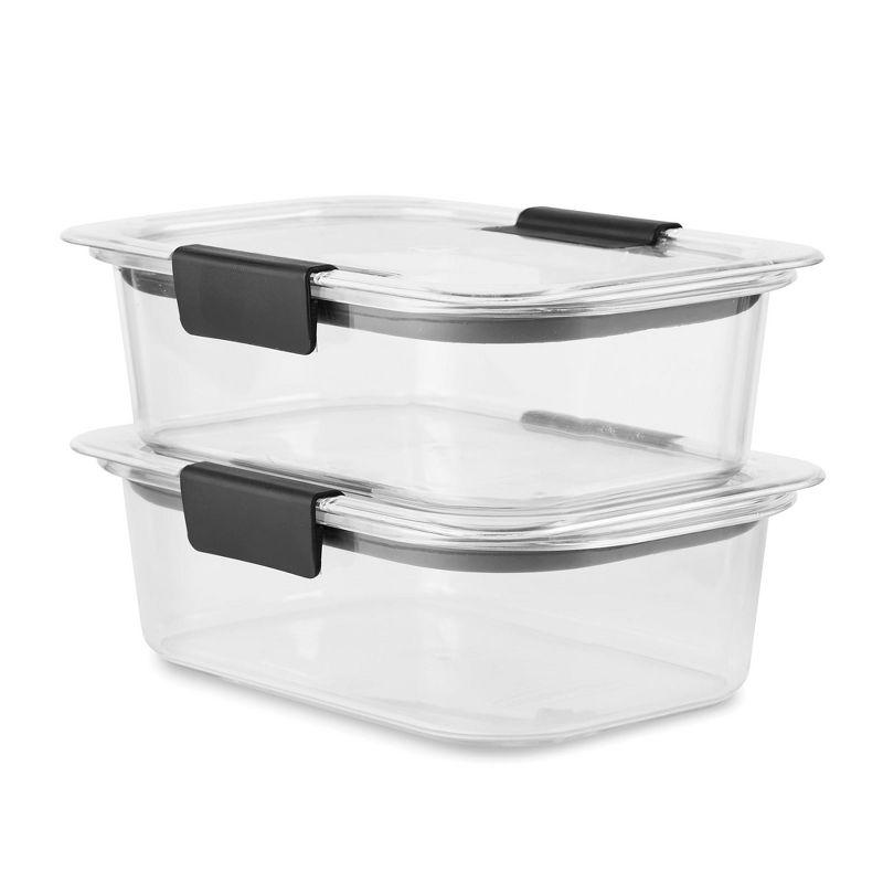 Rubbermaid 3.2 cup 2pk Brillance Food Storage Container