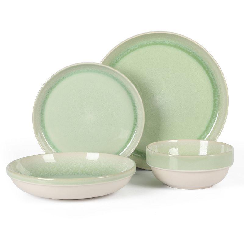Banquette 16 Piece Stoneware Dinnerware Set - Service for 4