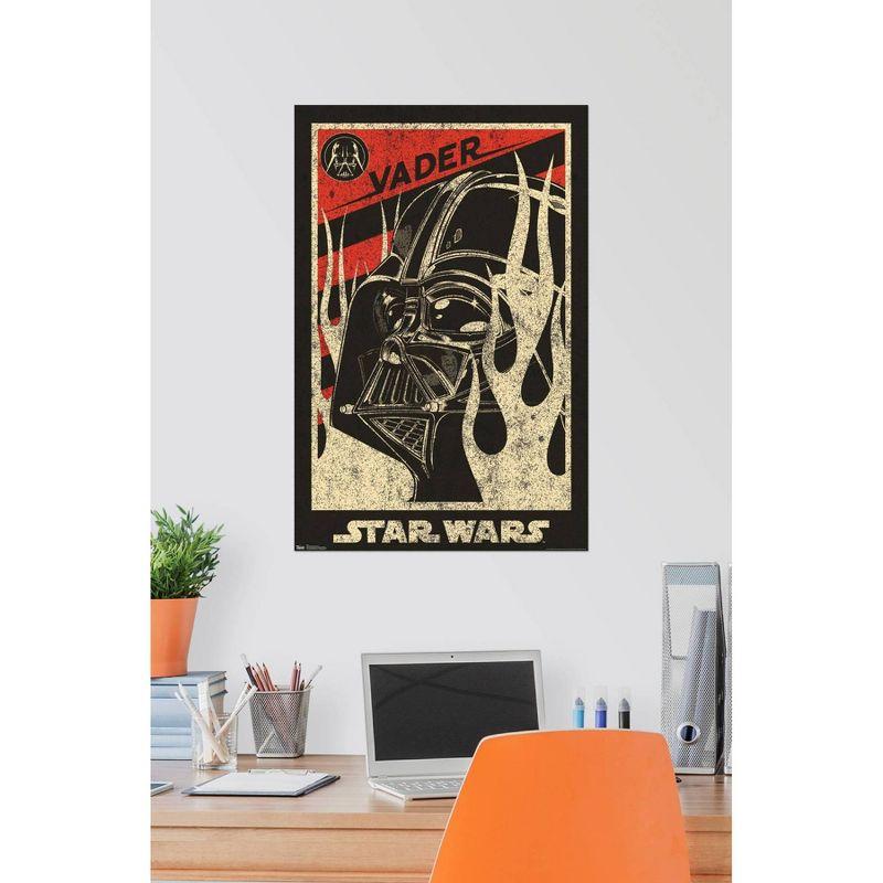 34" x 22" Star Wars: Saga Vader Propaganda Premium Poster - Trends International