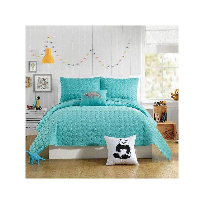 Denita Quilt Set Aqua - Urban Playground