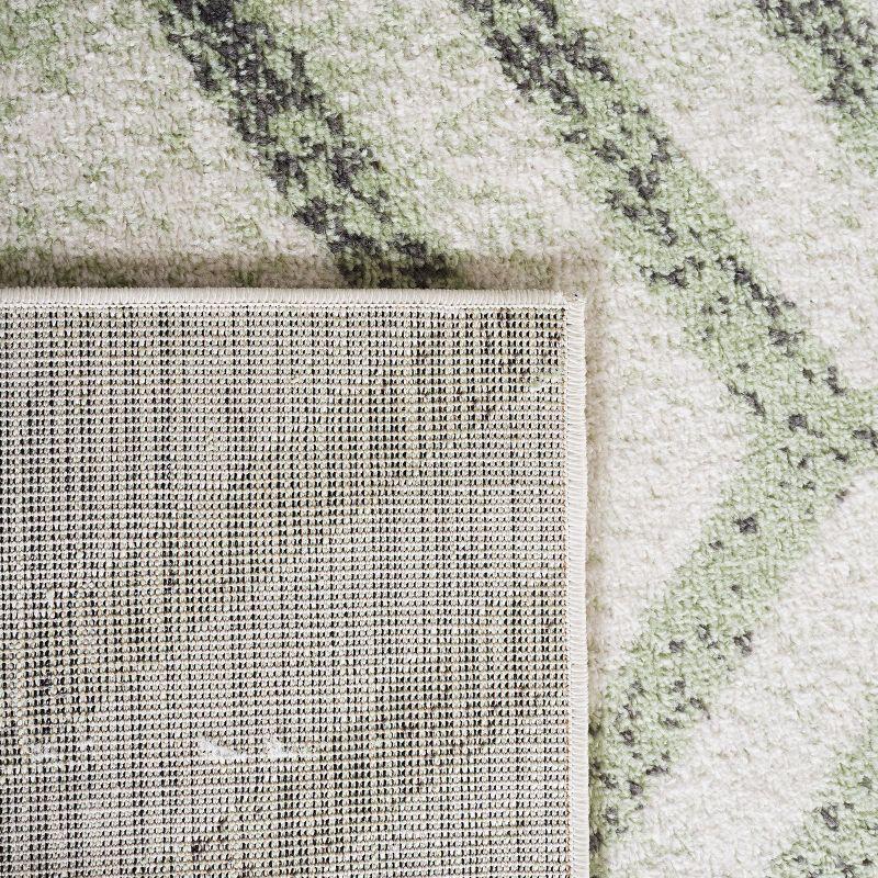 Adirondack ADR253 Machine Made Indoor Area Rug - Ivory/Sage - 6'x9' - Safavieh