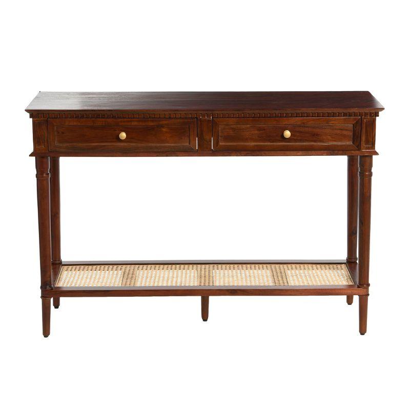 Storied Home Maxwelton Console Table Brown