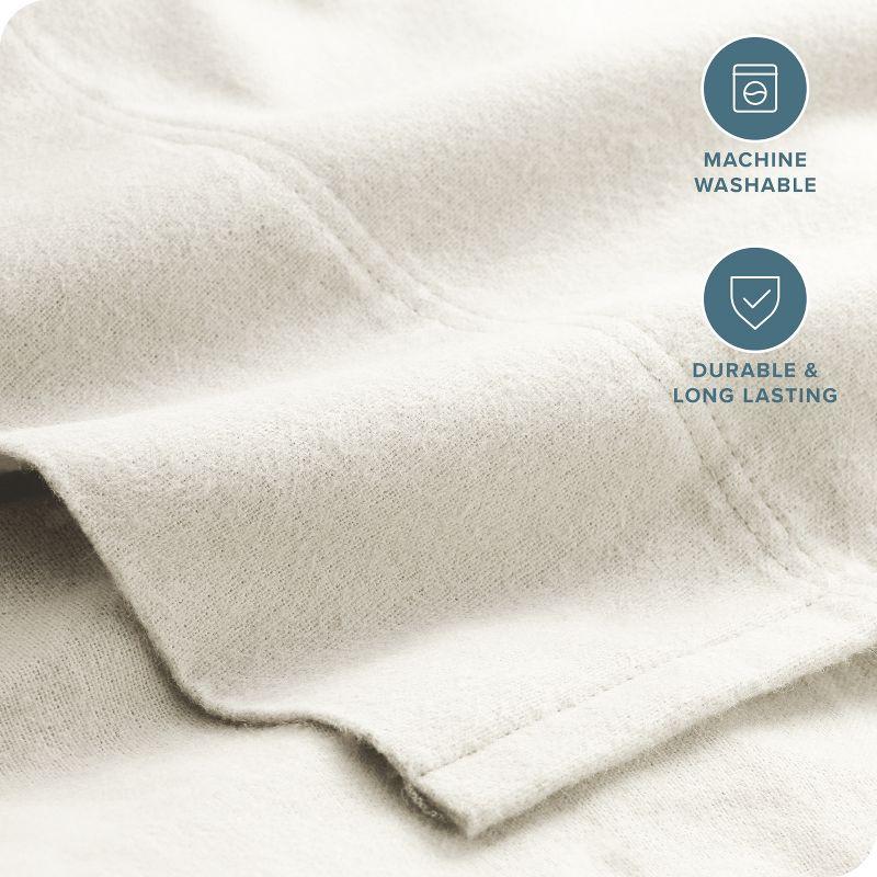 Bare Home Flannel Machine Woven Sheet Set