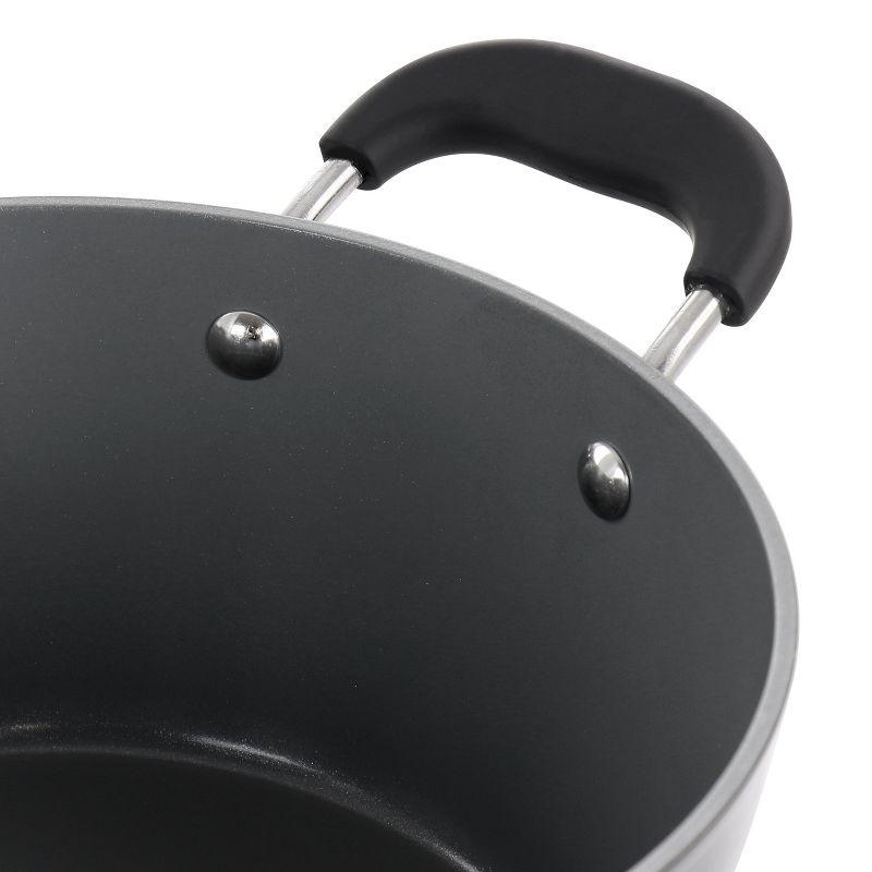 Kenmore Arlington 4.5 Quart Non-Stick Black Aluminum Dutch Oven