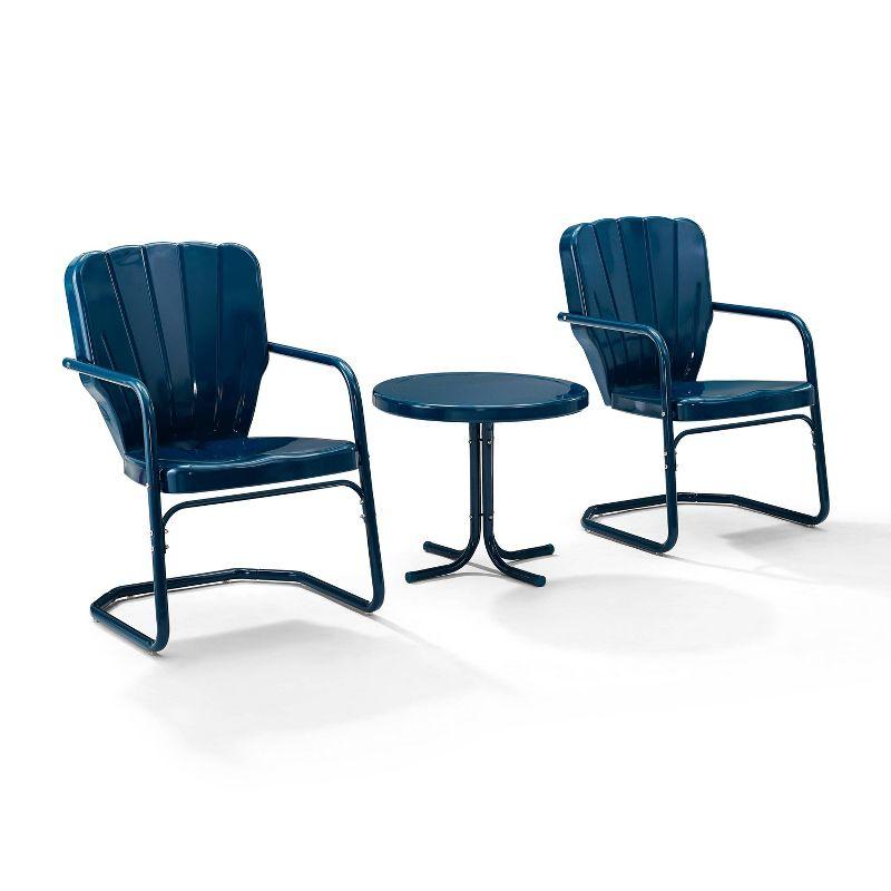 Ridgeland 3pc Outdoor Seating Set - Navy - Crosley