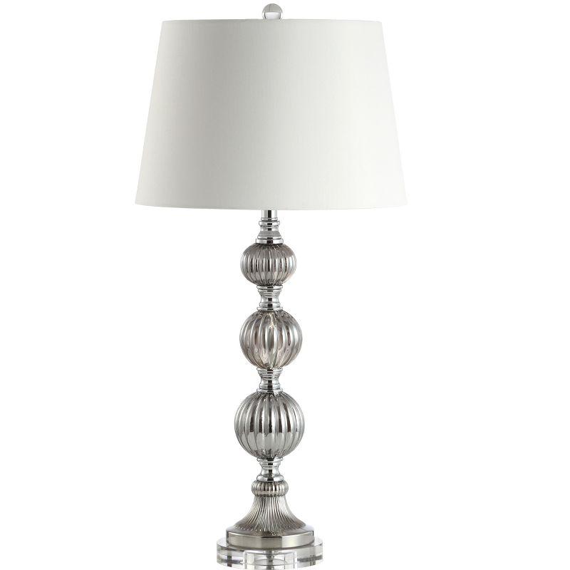 JONATHAN Y Vivienne Triple Sphere Glass/Crystal LED Table Lamp