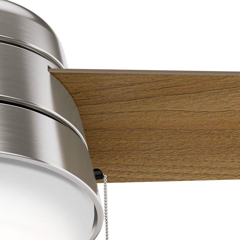 Aker 36" 3 - Blade Standard Ceiling Fan with Lights and Pull Chains