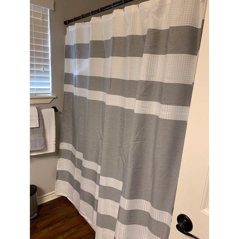 Striped Single Shower Curtain