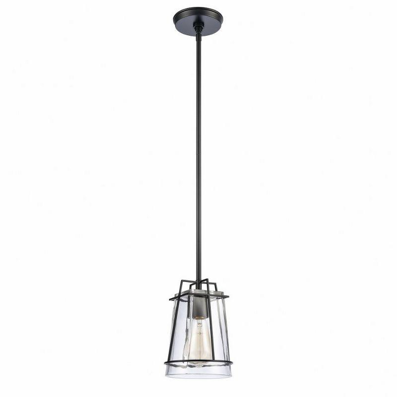 Elk Home Square To Round 1 - Light Pendant in  Matte Black