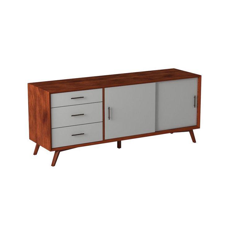 Williams 2 - Drawer Nightstand in Acorn/White