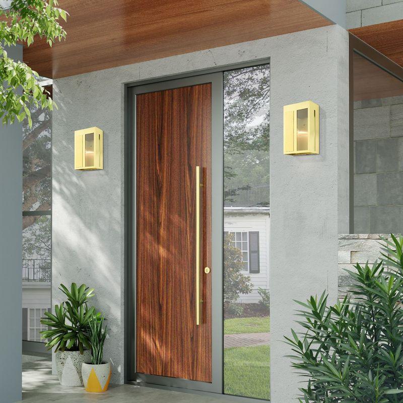 Livex Lighting Lafayette 1 - Light Wall Light in  Satin Brass