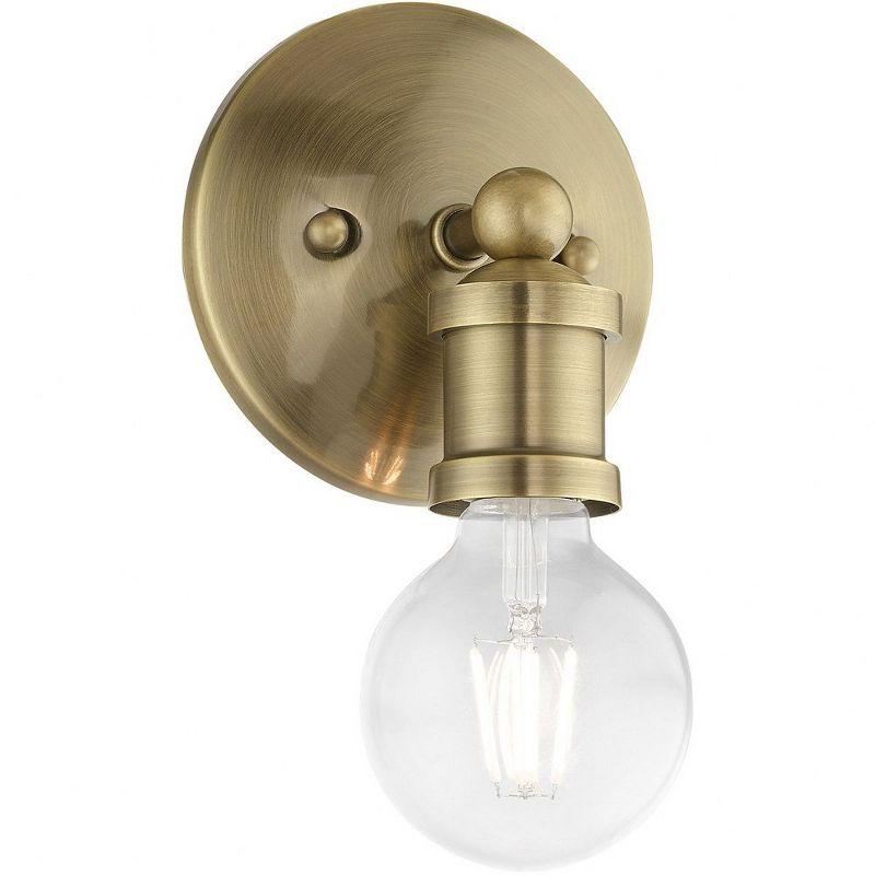 Livex Lighting Lansdale 1 - Light Vanity in  Antique Brass