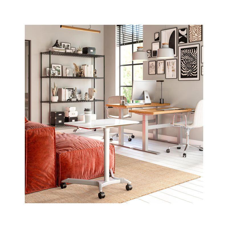 Seville Classics AIRLIFT® airLIFT 28" W Adjustable Height Rolling Laptop Desk Stand