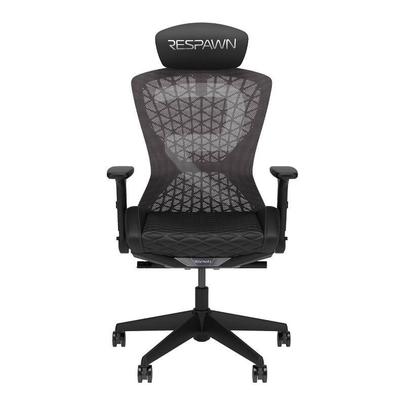Respawn RESPAWN SPIRE Ergonomic Mesh Office Gaming Chair - High Back Home PC Computer Desk Reclining Gaming Chair, Adjustable Armrests, Adjustable Headrest, Knitted Mesh Back, Cooling Gel Seat